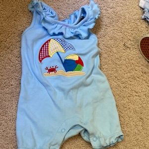 Crab beach romper